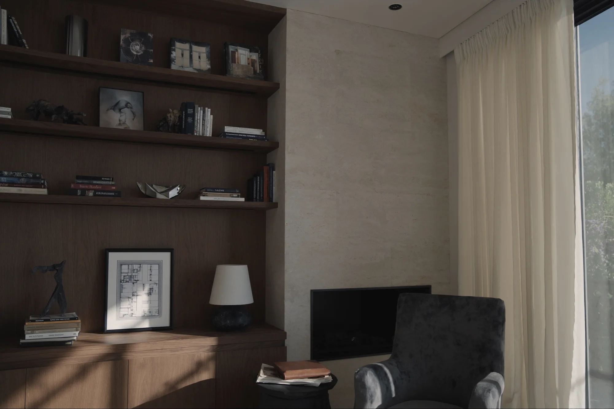 A study interior